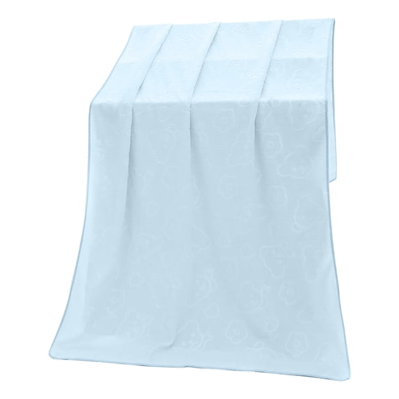 JeashCHAT Velvet Bath Towel, 55x27.6 Inches Large Bath Towel, Super Soft Highly Absorbent Thickened Towels for Bathroom Beach Pool, Blue