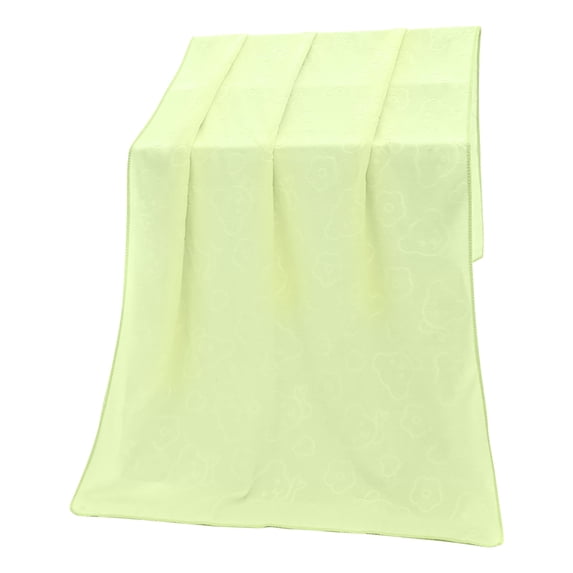 JeashCHAT Velvet Bath Towel, 55x27.6 Inches Large Bath Towel, Super Soft Highly Absorbent Thickened Towels for Bathroom Beach Pool, Yellow