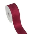 thumbnail image 1 of JeashCHAT Velvet Ribbon, Flocking Ribbon Roll, 1.6 Inch x 5 Yards Christmas Ribbon for Christmas Tree Wreaths Decorations, Solid Fabric Ribbon Roll for Bows, Gift Wrapping, Flower Bouquets, 1 of 3