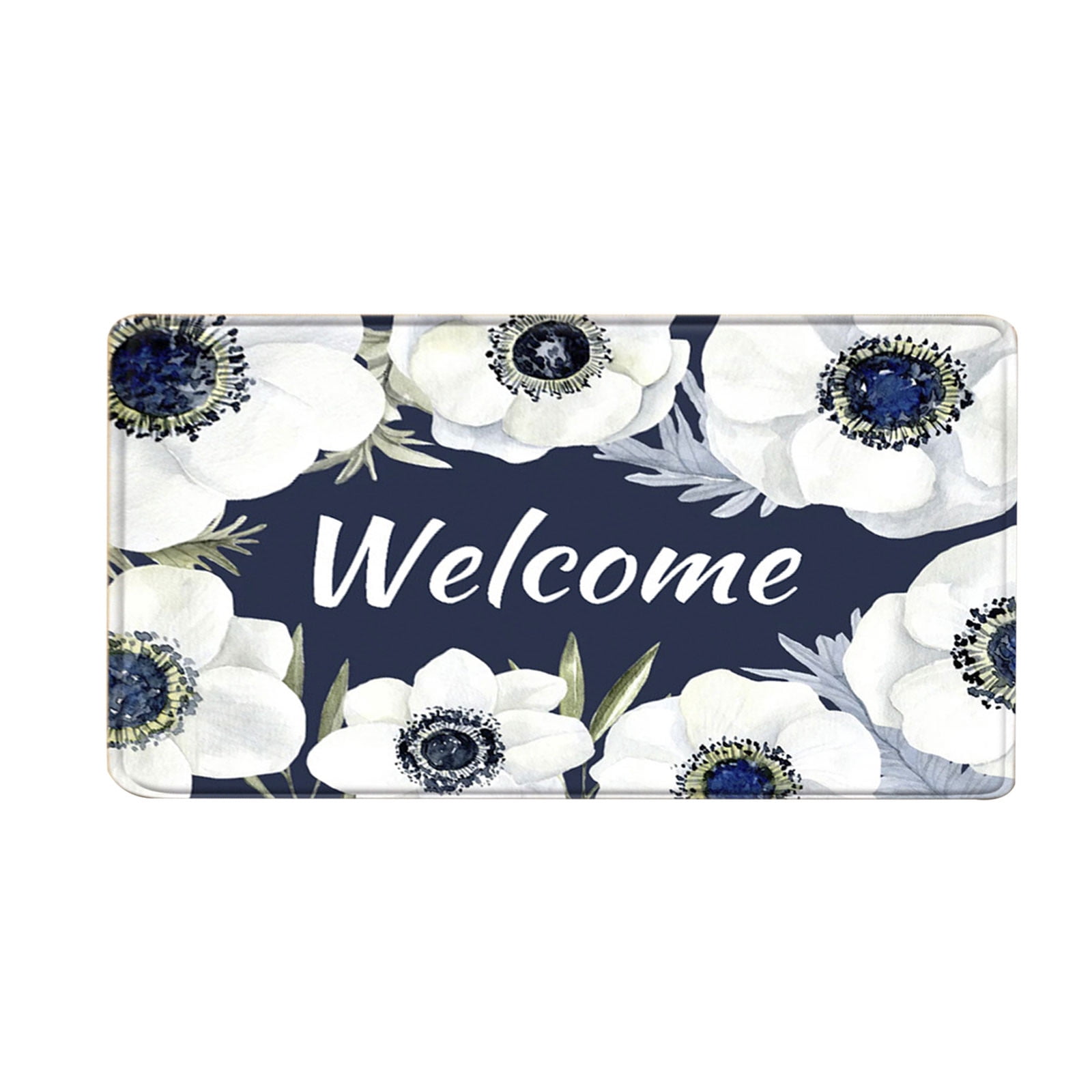 JeashCHAT Mat Clearance, Flowers Decorative Front Door Mat