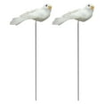thumbnail image 1 of JeashCHAT White Bird Garden Stakes 2 Pcs Patio Yard Lawn Stakes Outdoor Garden Decorations Artificial Birds Ornaments, 1 of 9