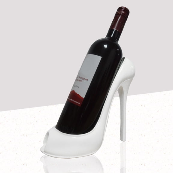 JeashCHAT Wine Rack High Heel Shoe Bottle Holder Storage Wedding Party Decor Ornament Gif