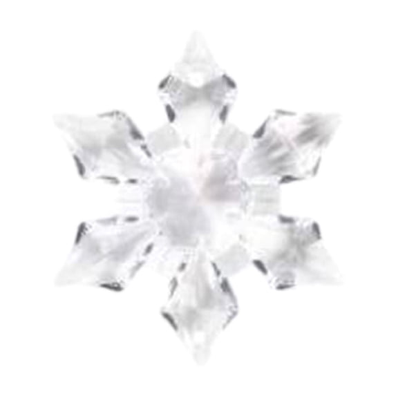 JeashCHAT Winter Acrylic Snowflake Ornaments, Plastic Translucent Snowflake Hanging Pendant, Christmas Tree Decorations, Holiday Party Xmas Tree Ornaments