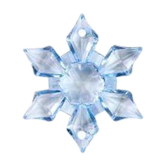 JeashCHAT Winter Acrylic Snowflake Ornaments, Plastic Translucent Snowflake Hanging Pendant, Christmas Tree Decorations, Holiday Party Xmas Tree Ornaments