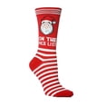 thumbnail image 1 of JeashCHAT Women Cute Christmas Vintage Printing Thicker Socks Long Sock Comfortable Socks, 1 of 3