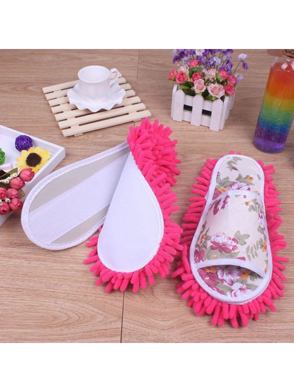 Women Mop Slippers Socks Microfiber House Slippers Bedroom Shoes Hot