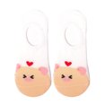 thumbnail image 1 of JeashCHAT Women Shortcylinder Cartoons Towel Bottom Socks Lnvisible Ship Socks, 1 of 2