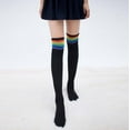 thumbnail image 1 of JeashCHAT Women Winter Warm Cable Long Boot Socks Over Knee Thigh High Stockings BK, 1 of 3