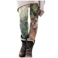 thumbnail image 1 of JeashCHAT Women's Fleece Lined Tights Women Animal Printed Elastic All-match Slim Casual Long Boot Pants Leggings, 1 of 4