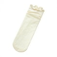 thumbnail image 1 of JeashCHAT Women's Socks Cotton Breathable Glass Silk Socks Transparent Ruffle Print Socks, 1 of 3