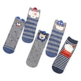 thumbnail image 1 of JeashCHAT Women's Tube Socks Cartoon Animal Ears Cotton Cute And Comfortable Socks, 1 of 5