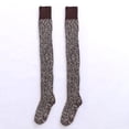 thumbnail image 1 of JeashCHAT Womens Winter Warm Ladies Pure Cotton Over The Knee Stockings Solid Color Socks, 1 of 1