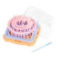 thumbnail image 1 of JeashCHAT Yarn Flower Corsage Craft Maker Kit Knitting Machine Weaving, 1 of 4