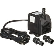 Jebao Co. Fountain Pump, Multipurpose, Flow Control Dial, Suction Mounts, 3 Hose Adapters