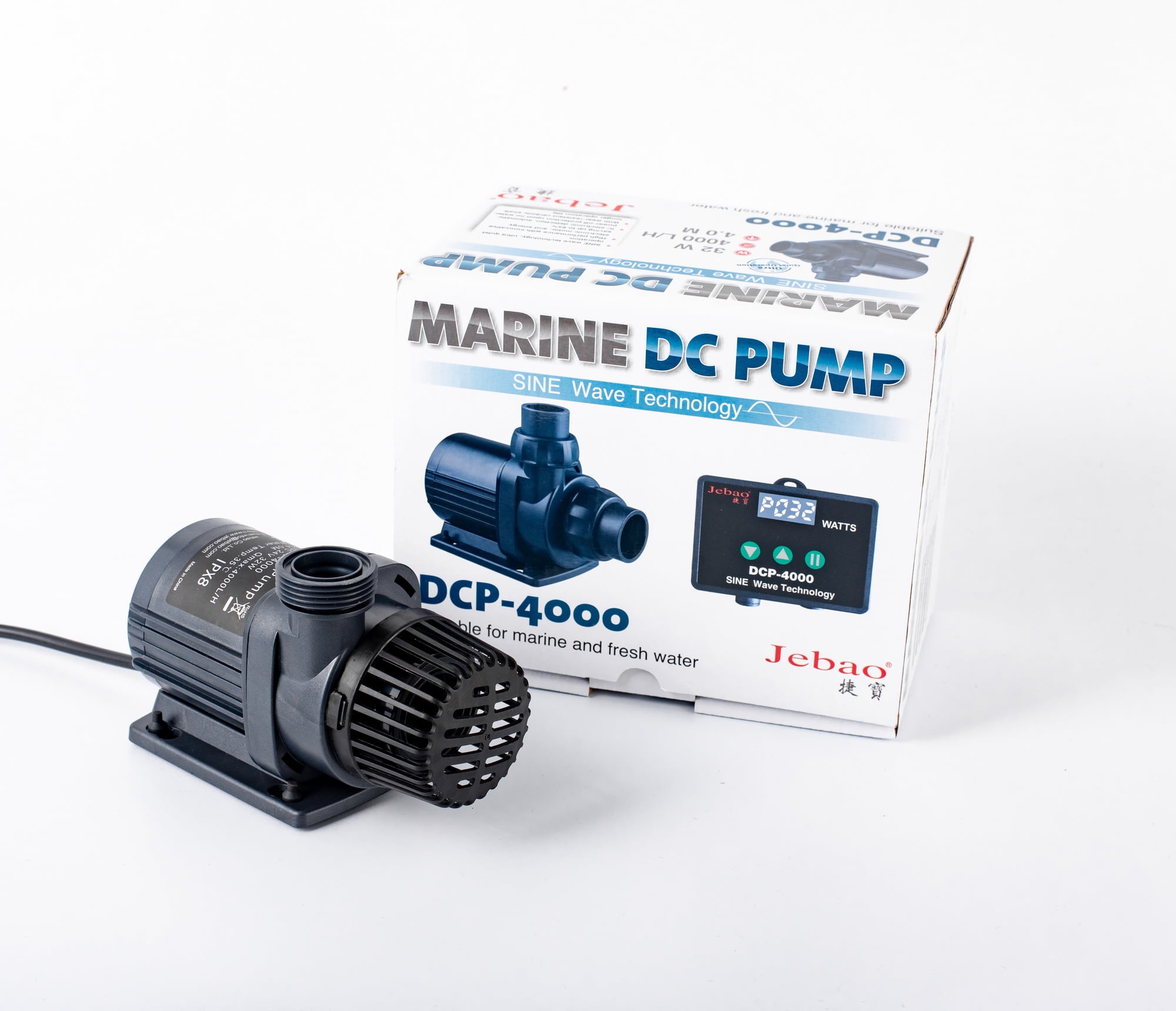 DCP-4000 Black Marine DC Water Pump with Controller