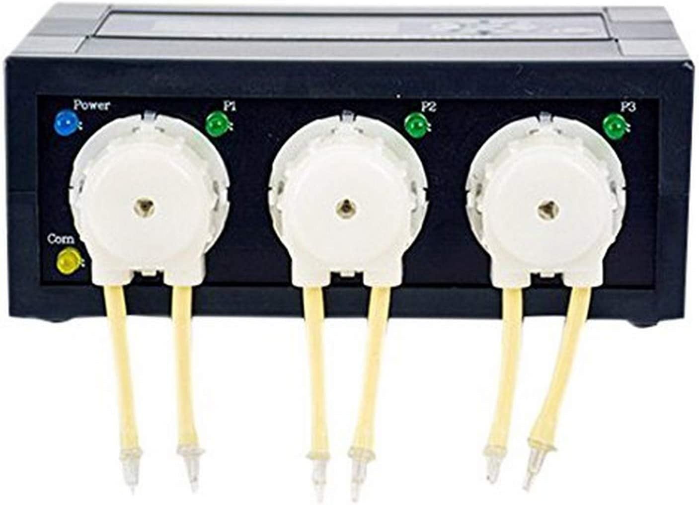 Black Programmable Auto Dosing Pump with 3 Channels