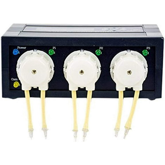 Jebao DP-3 Programmable Auto Dosing Pump, 3 Channel, Black
