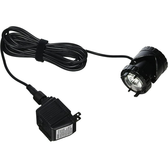 Jebao JPL-1 10w Halogen Submersible Landscaping Pond Light, Black