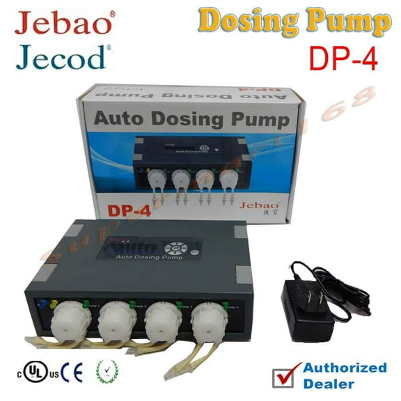 Jebao/Jecod DP-4 DP4 4-Channel Auto Dosing Pump Automatic Doser for Reef aquarium elements (PET-FILTER-DP4)