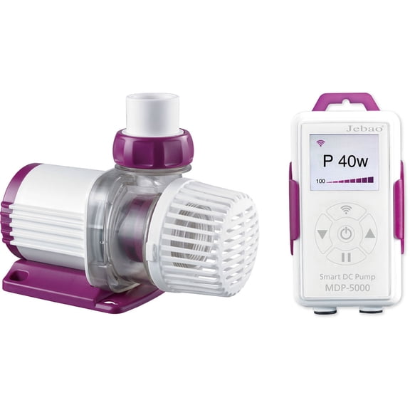 Jebao MDP-5000 1320gph Smart DC Pump with LCD Display Controller for Reef Tank