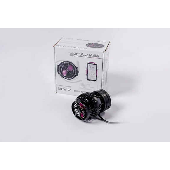 Jebao MOW-22 Smart Wave Maker with LCD Display Controller for Saltwater Tank Magnetic Base, 449-5811 GPH