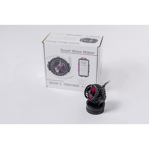 Jebao MOW-3 Smart Wave Maker with LCD Display Controller for Saltwater Tank Magnetic Base , 132-792GPH