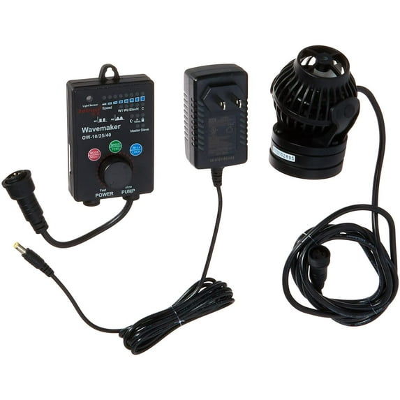 Jebao OW-25 Wave Maker Flow Pump with Controller for Marine Reef Aquarium, 184-2245 GPH