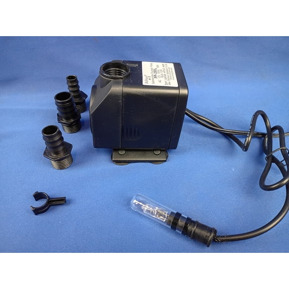 Jebao PP399L+10W Submersible Pump with Light 264 GPH Max Flow, 65 Inch Max Head, 10W Light