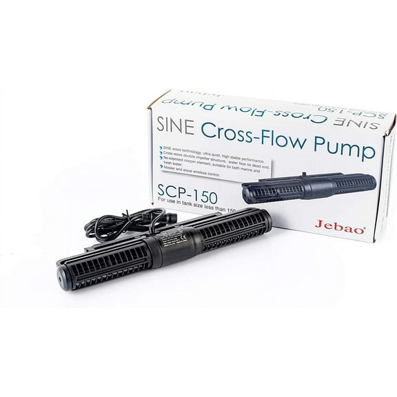 Jebao SCP-150 Sine Cross Flow Pump Wave Maker with Controller, 6000-7500 GPH