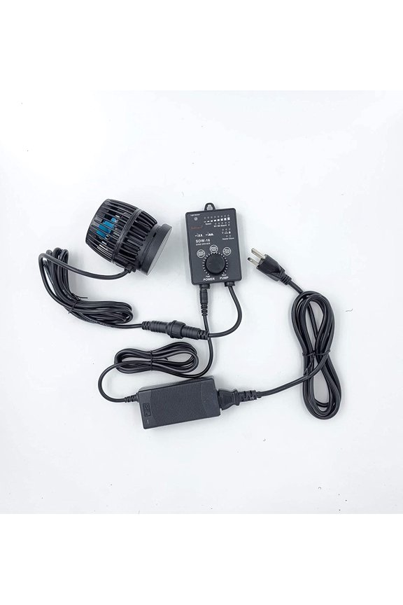 Jebao SDW-16 Wave Maker Flow Pump with Controller for Marine Reef Aquarium, 4226gph
