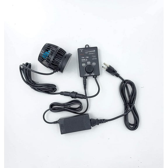 Jebao SDW-16 Wave Maker Flow Pump with Controller for Marine Reef Aquarium, 4226gph