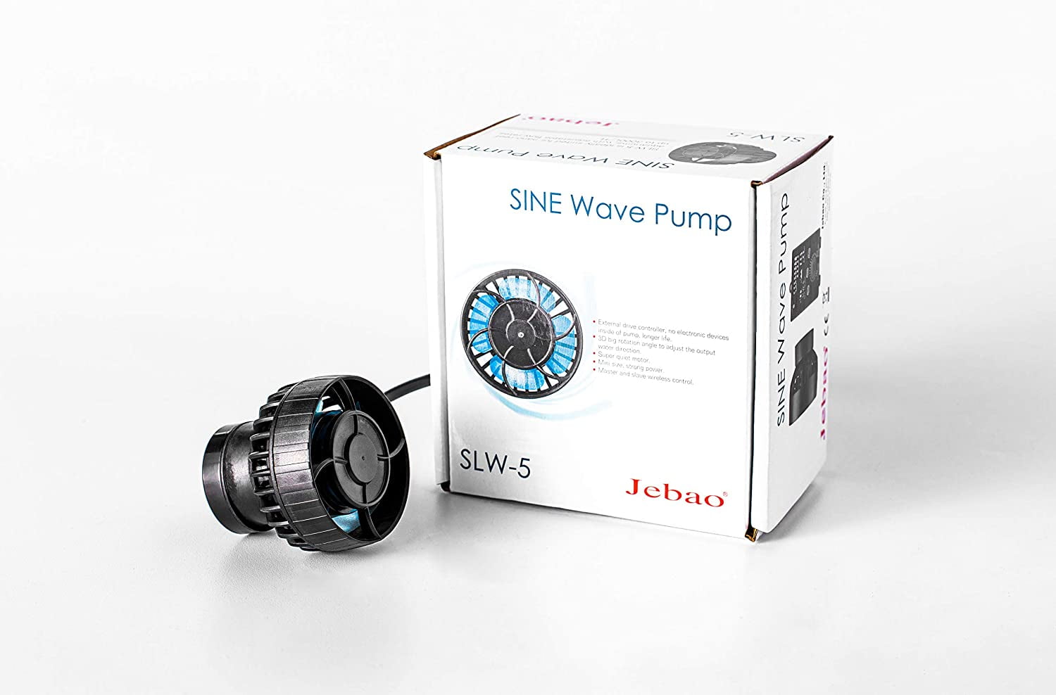 Jebao SLW-5 Black Submersible Wave Maker Pump with Controller