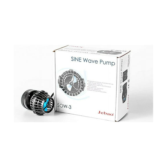 Jebao SOW-3 Wave Maker Flow Pump with Controller for Marine Reef Aquarium, 792gph