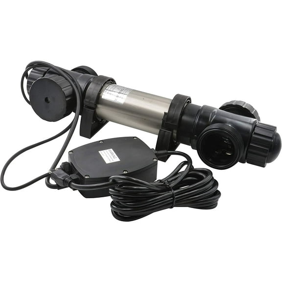 Jebao STU-36 Stainless Steel Pond and Aquarium UV Clarifier, 36-watt