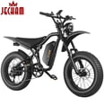thumbnail image 1 of Jecham QL200 Electric Bike for Adults & Teens, 1500W Peak Motor, 40V 16AH Battery, 40+ Miles Range, 32 MPH Top Speed, Shimano 7-Speed, 20"x4.5" Fat Tires, UL2849, 1 of 6