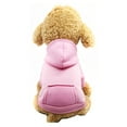 thumbnail image 1 of Jecikelon Winter Dog Hoodie Sweaters with Pockets Warm Dog Clothes for Small Dogs Chihuahua Coat Clothing Puppy Cat Custume, 1 of 2