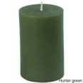 thumbnail image 1 of Jeco 2 x 3-inch Unscented Pillar Candle (Pack of 24) Hunter Green, 1 of 5