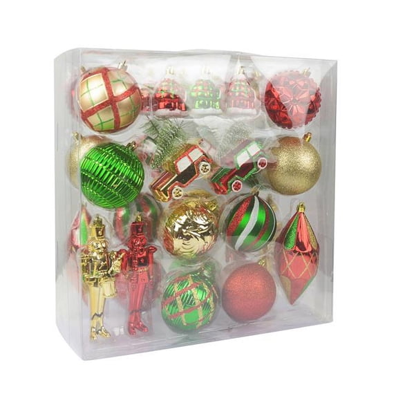 Jeco 36 Piece Christmas Tree Ornament Set