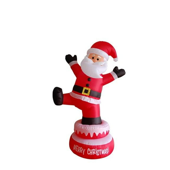 Jeco 5 ft. Inflatable Rotating Santa Claus