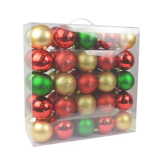 Jeco 50 Piece Christmas Tree Ornament Set