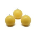 thumbnail image 1 of Jeco CBZ-006 2 in. Ball Candles, Yellow - 12 Piece per Box, 1 of 1