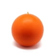 thumbnail image 1 of Jeco CBZ-029-6 4 in. Ball Candles, Orange - 12 Piece, 1 of 1