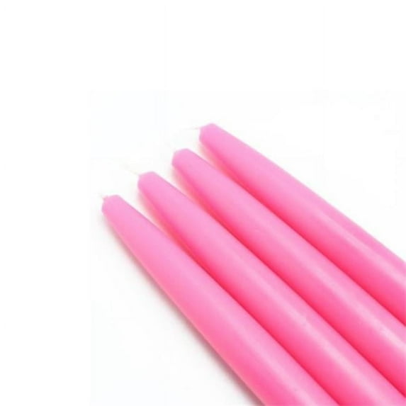 Jeco CEZ-087-12 6 in. Taper Candles, Hot Pink - 144 Piece