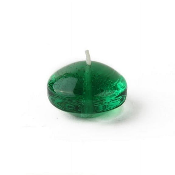 Jeco CFG-108 1.75 in. ClearGel Floating Candles, Hunter Green - 12 Piece per Box