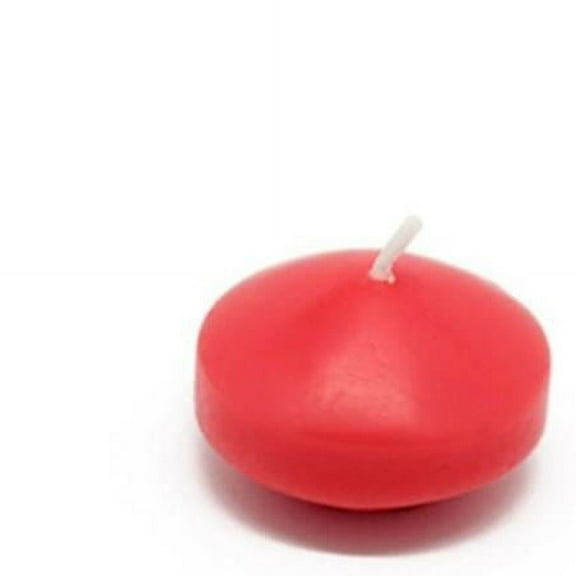 Jeco CFZ-007 1.75 in. Floating Candles, Ruby Red - 24 Piece per Box