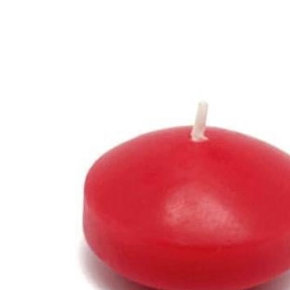 Jeco CFZ-008 1.75 in. Floating Candles, Red - 24 Piece per Box