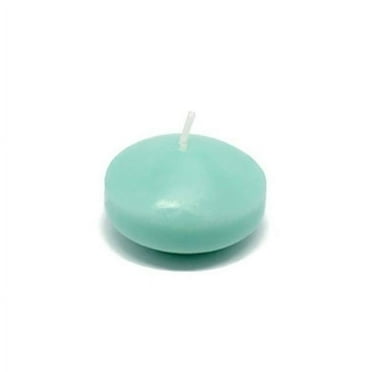Jeco CFZ-010 1.75 in. Floating Candles, Aqua - 24 Piece per Box