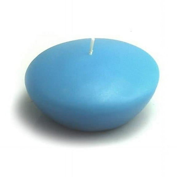 Jeco CFZ-055-12 3 in. Floating Candles, Light Blue - 144 Piece