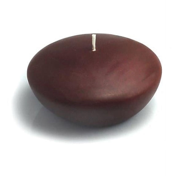Jeco CFZ-063-12 3 in. Floating Candles, Brown - 144 Piece