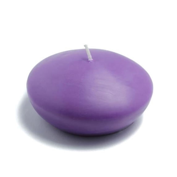 Jeco CFZ-091-8 4 in. Floating Candles, Purple - 24 Piece
